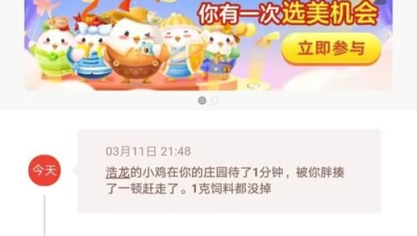 小鸡搬新家了蚂蚁庄园